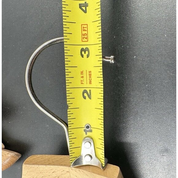 Ted Baker London Set Of 5 High Quality Clothes,Suit Wood Hanger In Light Brown - Picture 13 of 13